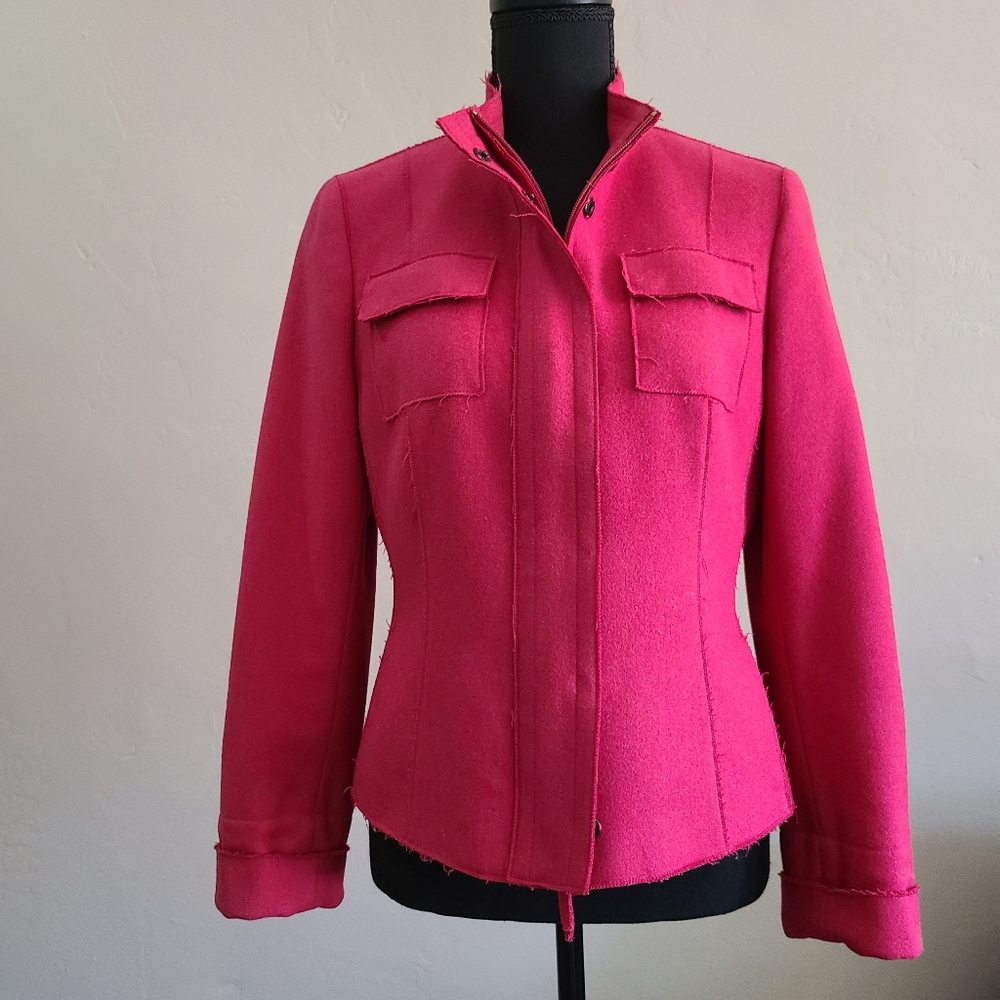 Beautiful pink akris Punto jacket